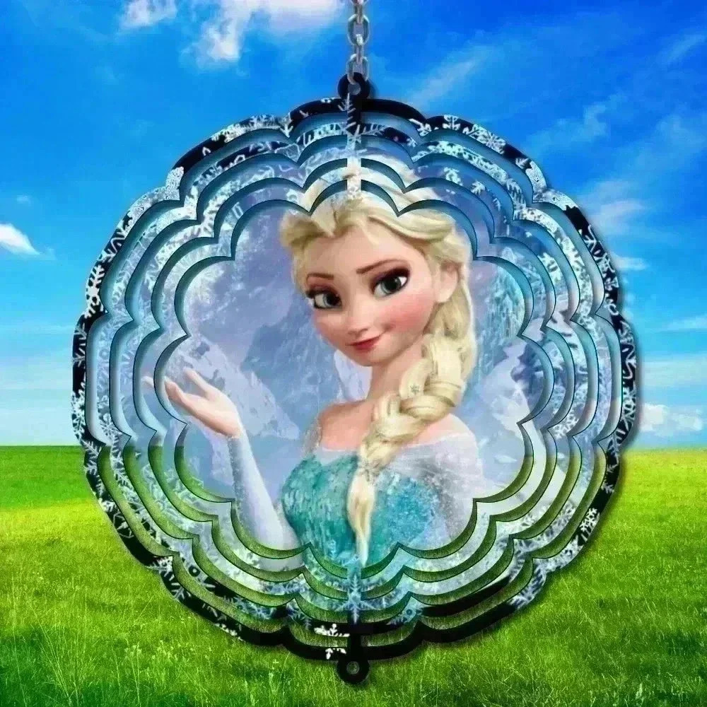 8 inch disney  frozen inspired indoor /outside wind spinner